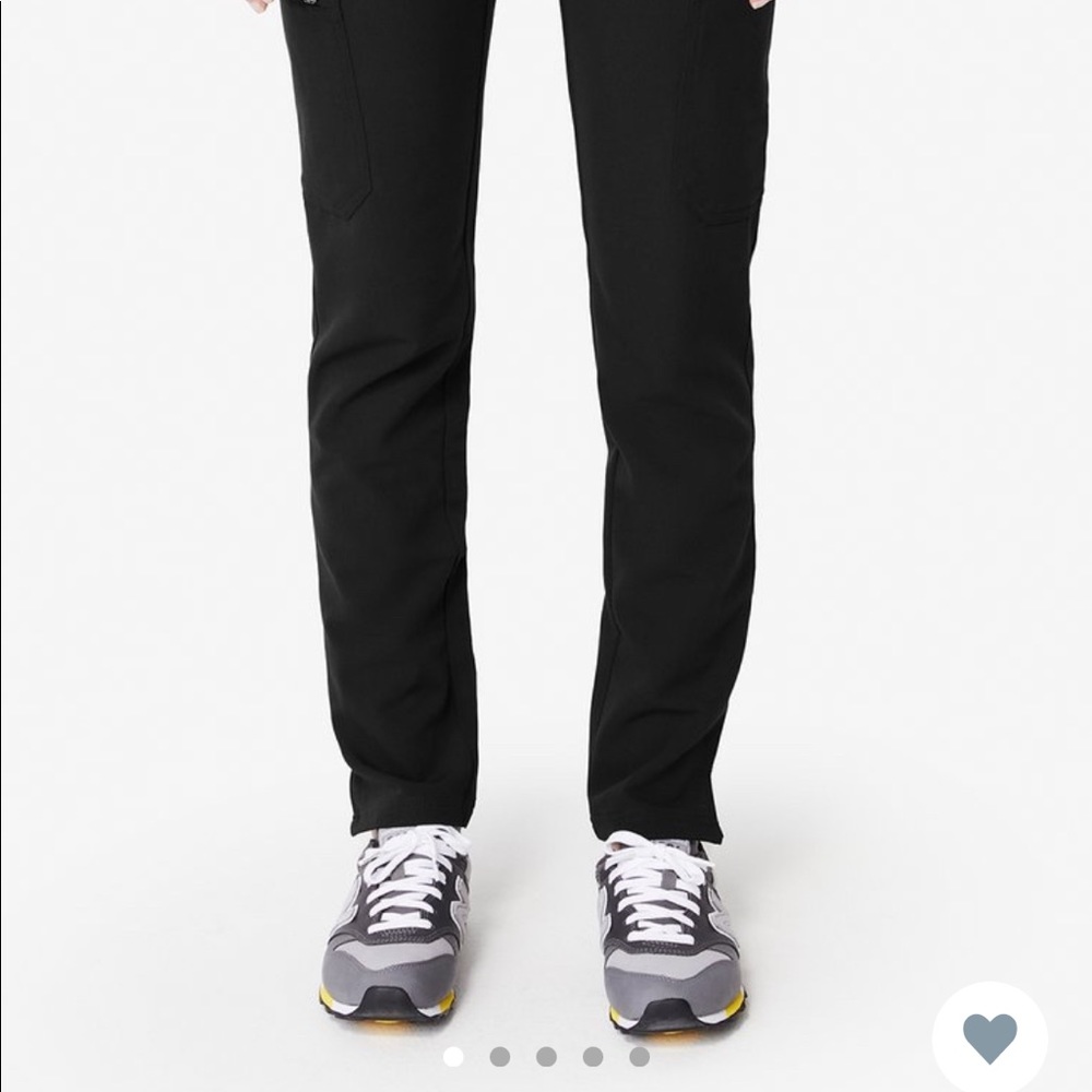 Figs Yola scrub black pants Medium